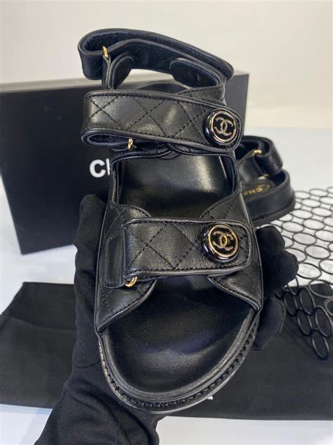 sandália chanel original|chanel sandals price.